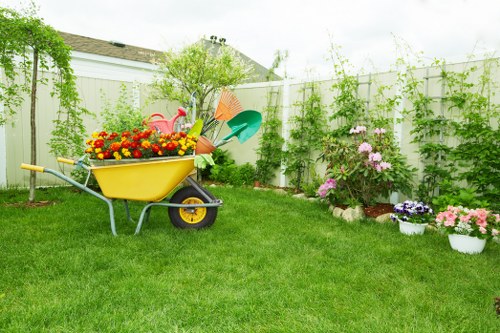 Seasonal planting and garden border finishing for a Hammersmith property